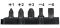 Vessel รุ่น TD-BS21 ชุดดอกไขควงหรือลูกบ๊อกขนาด +1,+2,+3,-4,-6x18mm.