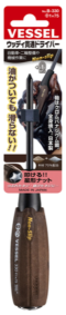 Vessel รุ่น B-330 +1x75 ไขควง Wood Compo กันลื่น ตอกได้ ความยาวแกน 75 ความยาวทั้งตัว 183mm.