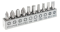 Bosch รุ่น 2608522376 ชุดข้อต่อดอกไขควง11Pcs.(ข้อต่อแบบงอได้ 360องศา เหล็ก 200mm.,ชุดดอกไขควง) รหัส 2608522376