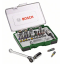 Bosch รุ่น 2607017160 Screwdriver Bit  27pcs SDB-set Green ดอกไขควงและลูกบ๊อกซ์พร้อมด้ามขัน BOSCH รุ่น SDB 27 ชิ้น รหัส 2607017160