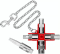 KNIPEX รุ่น UNIVERSAL MASTKEY "construction" กุญแจอเนกประสงค์ รหัส 00 11 06 V01