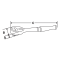 Snap-on รุ่น TR72 ด้ามฟรี (Ratchet) ขนาดหัวขับ (Drive Size): 1/4 นิ้ว (2 หุน)