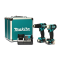 MAKITA CLX205SX2 ชุด COMBO สว่าน HP332DZ + สว่านไขควง TD111DZ พร้อมแบตและแท่นชาร์จ