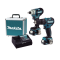 MAKITA CLX205SX2 ชุด COMBO สว่าน HP332DZ + สว่านไขควง TD111DZ พร้อมแบตและแท่นชาร์จ