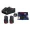 Bosch รุ่น Starter Kit 12V ชุดแท่นชาร์จเร็ว + แบตเตอรี่ 12โวลต์ ความจุ 2.0 Ah (2 ก้อน) + GAL12V-40 (1600A01B8W)