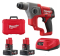 Milwaukee M12 CH-402C สว่านโรตารี่ไร้สาย 12 โวลต์ ระบบ SDS+ แบตเตอรี่ 4 แอมป์อาว x 2 ก้อน