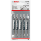 Bosch รุ่น T 144 D Speed for Wood ใบเลื่อยจิ๊กซอว์ สำหรับตัดไม้ 5 ใบ (2608630040)