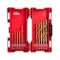 Milwaukee 48894759 ชุดดอกเจาะเหล็กไทเทเนี่ยม Red Hex HSS-G Titanium (10 ดอก)