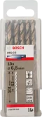 Bosch ดอกเจาะสแตนเลส HSS-CO ขนาด 6.5 มม. (แพ็ค 10 ชิ้น) (2608585890)