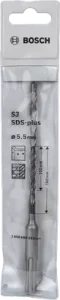 Bosch ดอกโรตารี่ SDS PLUS-1 (S3) 4 mm. - 10 mm.