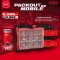 MILWAUKEE PACKOUT MOBILE 28 แผ่นแขวน ขนาดใหญ่ 8487 + ล่องใส่เครื่องมือ Deep Organizer 8432 + ชั้นวางขนาดเล็ก 8347