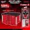 Milwaukee - PACKOUT 3 ลิ้นชัก Multi Depth 48-22-8447 แถมฟรี M12AF-0 พัดลมไร้สาย + ชุดดอกไขควง 18 ชิ้น