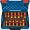 Bosch - 1600A02NF9 - ชุดไขควงกันไฟ VDE 14 ชิ้น  SL2.5/3.5/5.5/6.5/PH1/PH2/PZ1/PZ2/SLPZ1/  SLPZ2/TX10/TX15/TX20 และไขควงวัดไฟ SL3
