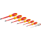 Bosch - รุ่น 1600A02NF8 - VDE Screwdriver Set TX 7pc ชุดไขควงกันไฟ VDE 7 ชิ้น / TX10/15/20/25/30/40 และไขควงวัดไฟ SL3