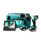 MAKITA  DLX2417J COMBO  ไขควงกระแทก DTD156Z + สว่านกระแทก DHP484Z 18V.