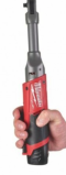 Milwaukee M12 FHIR38LR-0 ประแจบล็อกด้ามฟรีไร้สายคอยาว 12 โวลต์ 3/8" (เครื่องเปล่า)