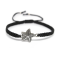 Black String Rope Bracelet Starfish Charm