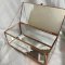 Charlotte Tilbury Cosmetic Box with metal (lace slot) & Mirror