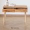 ชุดโต๊ะทำงานไม้สักโมเดิร์น AT054