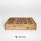 Brick Bed เตียงไม้สักไม่มีหัวเตียง BE029