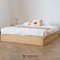 Brick Bed เตียงไม้สักไม่มีหัวเตียง BE029