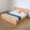 Duffin bed เตียงหวายโครงไม้สักแท้ สไตล์มินิมอล : BE063