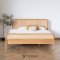Lisa Bed เตียงไม้สักผสมหวาย BE073