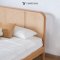 Lisa Bed เตียงไม้สักผสมหวาย BE073