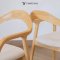 เก้าอี้ไม้สักเบาะโมเดิร์น CH200