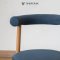 Puffy เก้าอี้ไม้สักเบาะโมเดิร์น CH211
