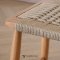 Mitt stool เก้าอี้สตูลไม้สักถักเชือก CH230