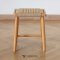 Mitt stool เก้าอี้สตูลไม้สักถักเชือก CH230