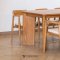 Sandy ชุดโต๊ะอาหารไม้สัก DS107 Nordic Luxury