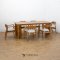 Sandy ชุดโต๊ะอาหารไม้สัก DS107 Nordic Luxury