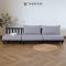 STACK Sofa ชุดโซฟาไม้สัก 3 ที่นั่ง SO007