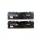 RAM (แรม) KINGSTON HYPERX FURY RGB DDR4 16GB (8X2) 3200MHz (BLACK) P15983