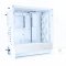 CASE (เคสเปล่า) NZXT H5 FLOW RGB (2024) (WHITE) P16327