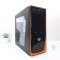 Case (เคสเปล่า) Cooler Master Elite 310 OWN1 (Black Orange) + DVD No Box P10091