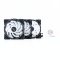CASE FAN (พัดลมเคส) PC COOLER HALO FRGB 3 IN 1 KIT 120MM P15829