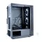 CASE (เคสเปล่า) VENUZ TEMPERED GLASS GAMING VC2805G (BLACK) P15947