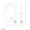 WS-2231J ก๊อกซิงค์เดี่ยว ตั้งพื้น สแตนเลส รุ่น DAHLIA