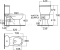 ชักโครก TF-2791HW -WT-O ( ท่อออกกำแพง ) สีขาว