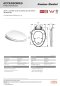 TF-481000S-WT ฝารองนั่ง รุ่น 481S ( 2697/2698 ) สีขาว