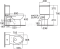 TF-2793HW-WT-0 สุขภัณฑ์ซีเบีย 3/4.5L ขาว (ออกกำแพง)