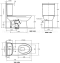 TF-2630SCNF-WT-0 สุขภัณฑ์นีโอโมเดิร์น 3/4.2 ลิตร สีขาว