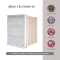 TB4060-06 ตู้ลิ้นชัก 3 ชั้น YES MOULDING ( 45.7 x 54 x 65.5x5 cm ) สีขาว
