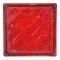 N-009/945 บล็อกแก้วสี 3 นิ้ว คลื่นสมุทร 190x190x80 มม. สีแดง