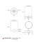 AV-750L ถังเก็บน้ำสเตนเลส แอ๊ดวานซ์ ก้นนูน พร้อมขาตั้ง