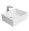WP-F611-WT อ่างล้างหน้าวางบนเคาน์เตอร์ สีขาว