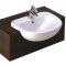 TF-0520-WT อ่างล้างหน้าครึ่งเคาน์เตอร์ สีขาว